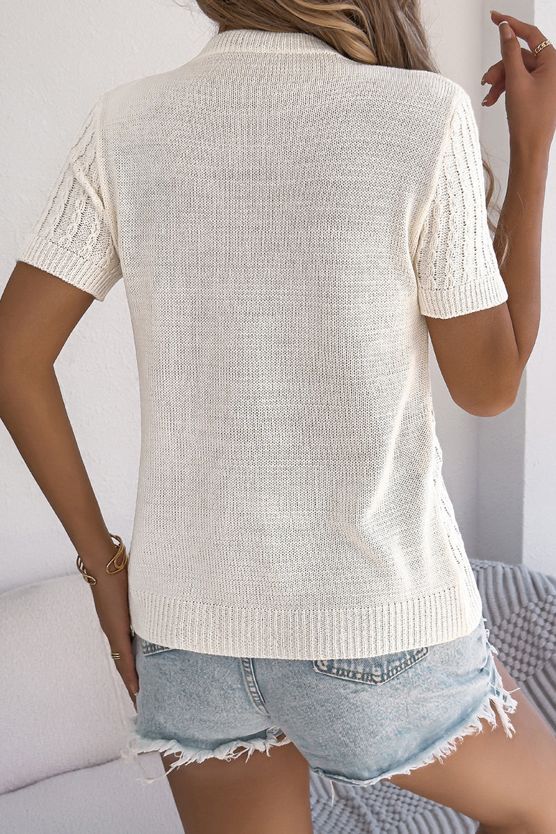 Button-Up Knit Cardigan