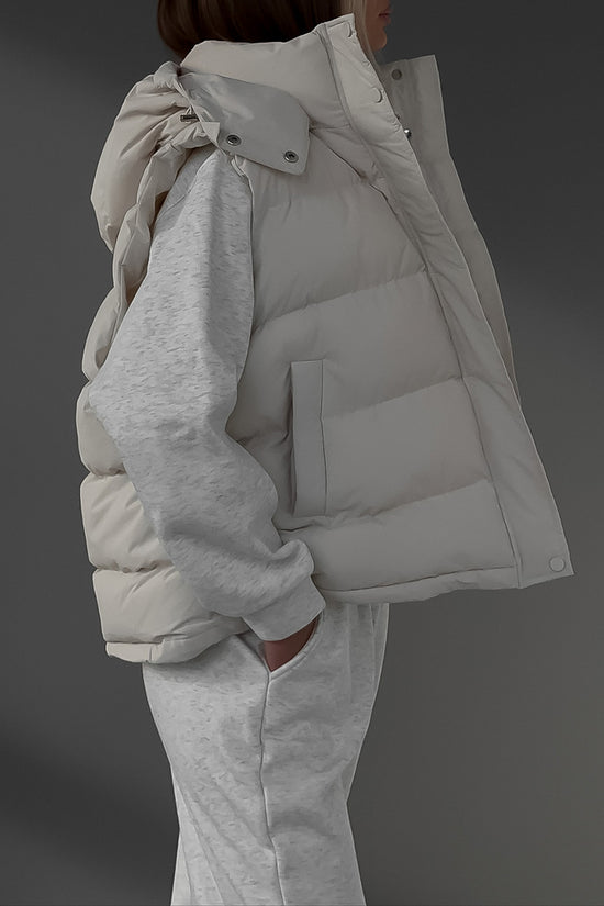 Quilted Sleeveless Puffer Vest
