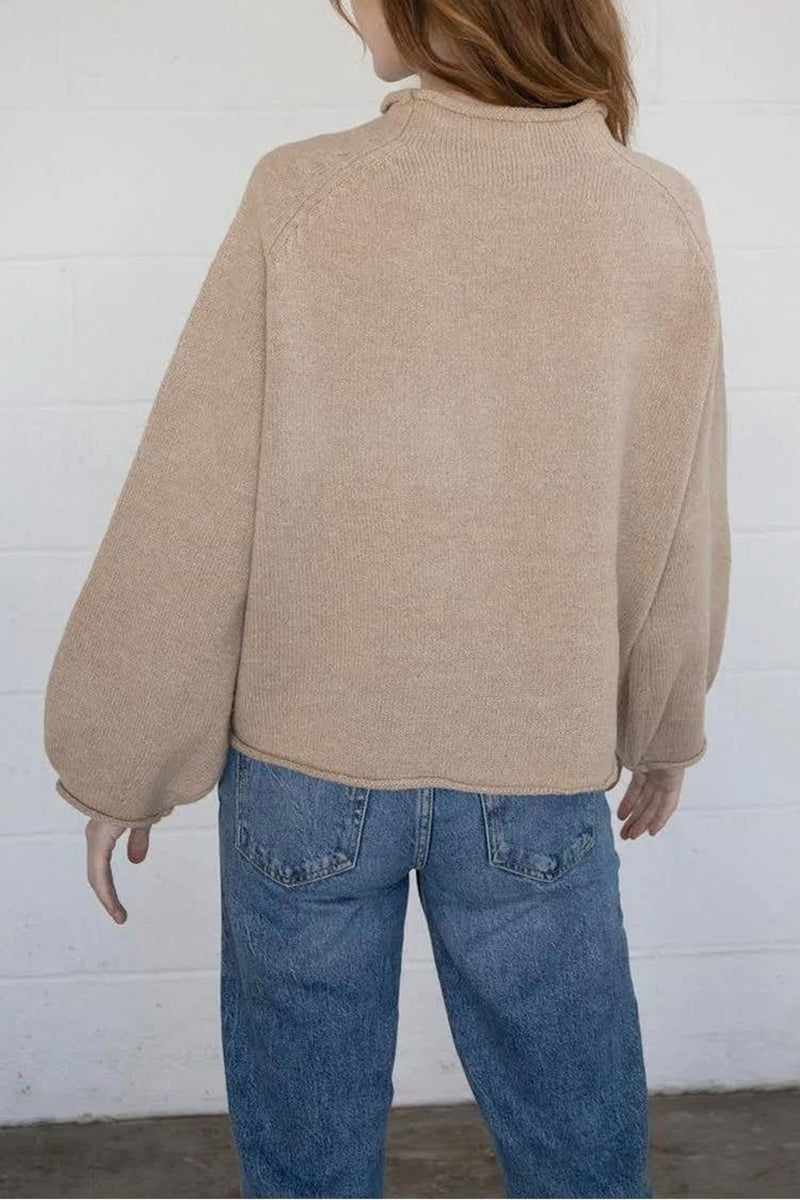 Fish Motif Casual Knit Sweater