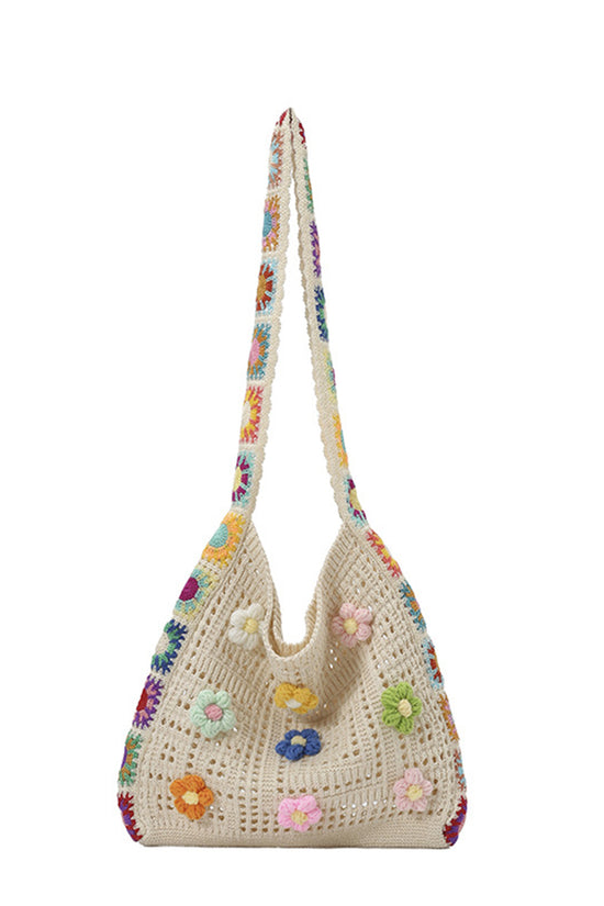 Floral Embellished Shoulder Bag