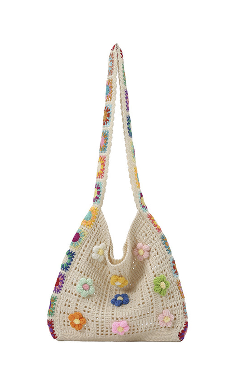 Floral Embellished Shoulder Bag
