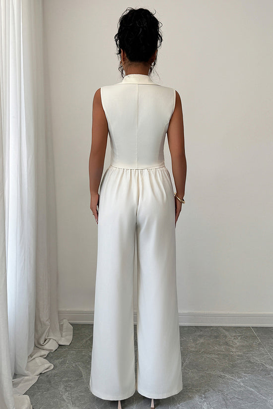 Chic Sleeveless Vest and Pants Set