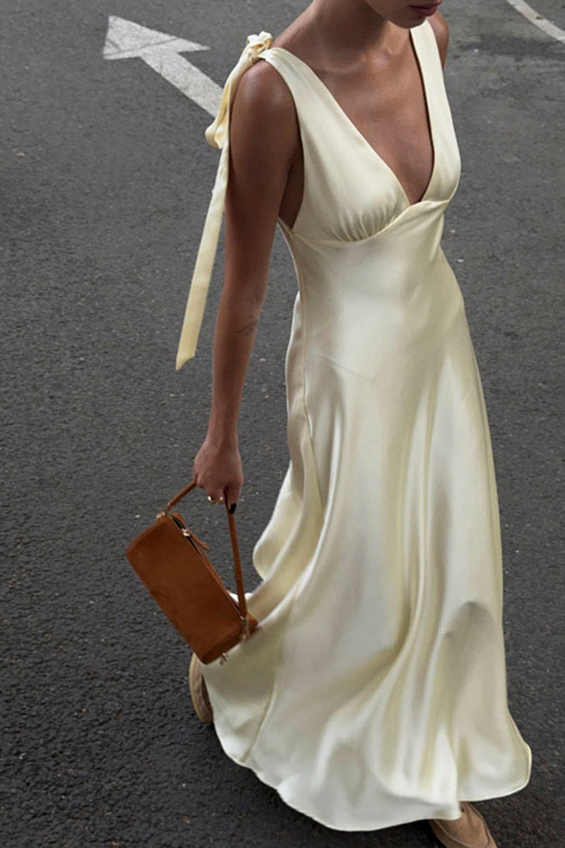 Elegant Sleeveless Maxi Dress