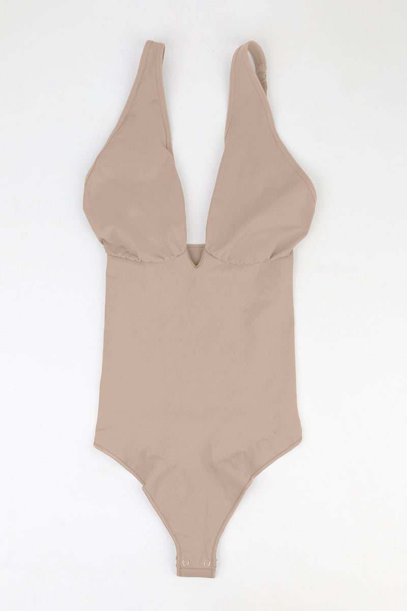 Versatile Halter Bodysuit with Tie Options