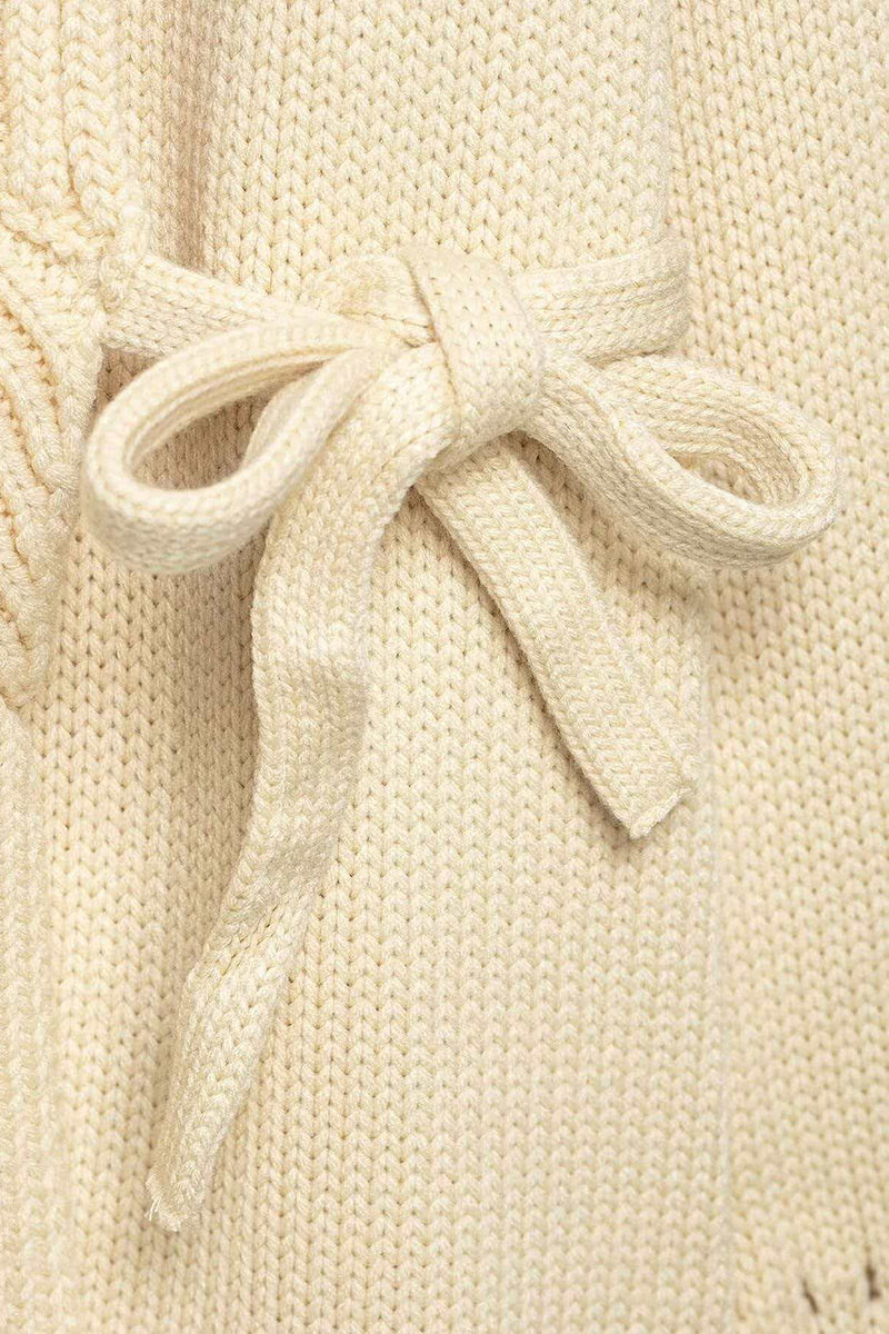 Elegant Knit Wrap Cardigan