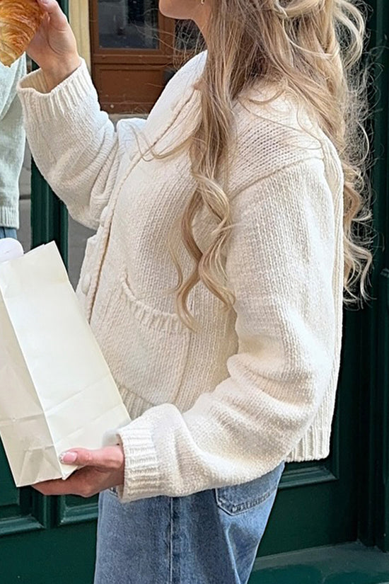 Buttoned Cardigan with Pockets