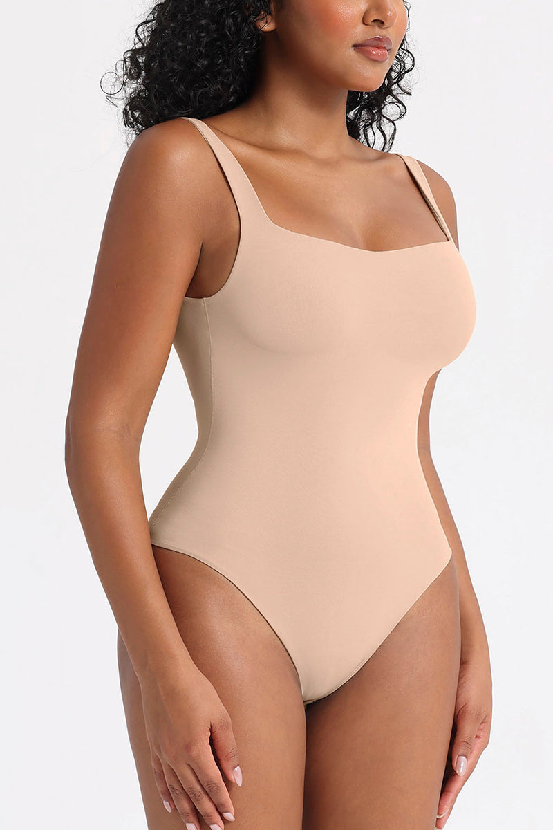 Square Neck Sleeveless Bodysuit