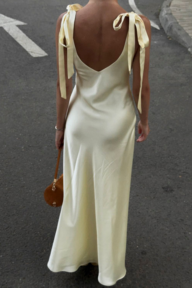 Elegant Sleeveless Maxi Dress