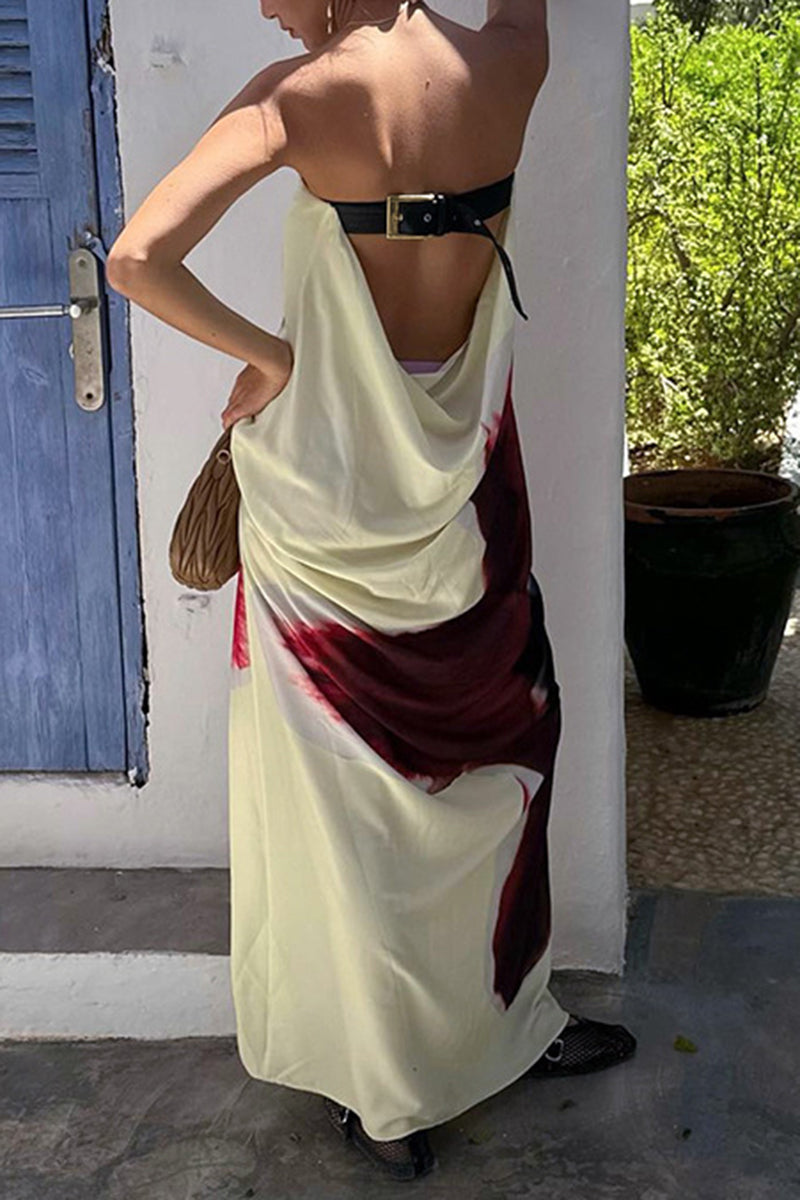Maxi Floral Sleeveless Dress