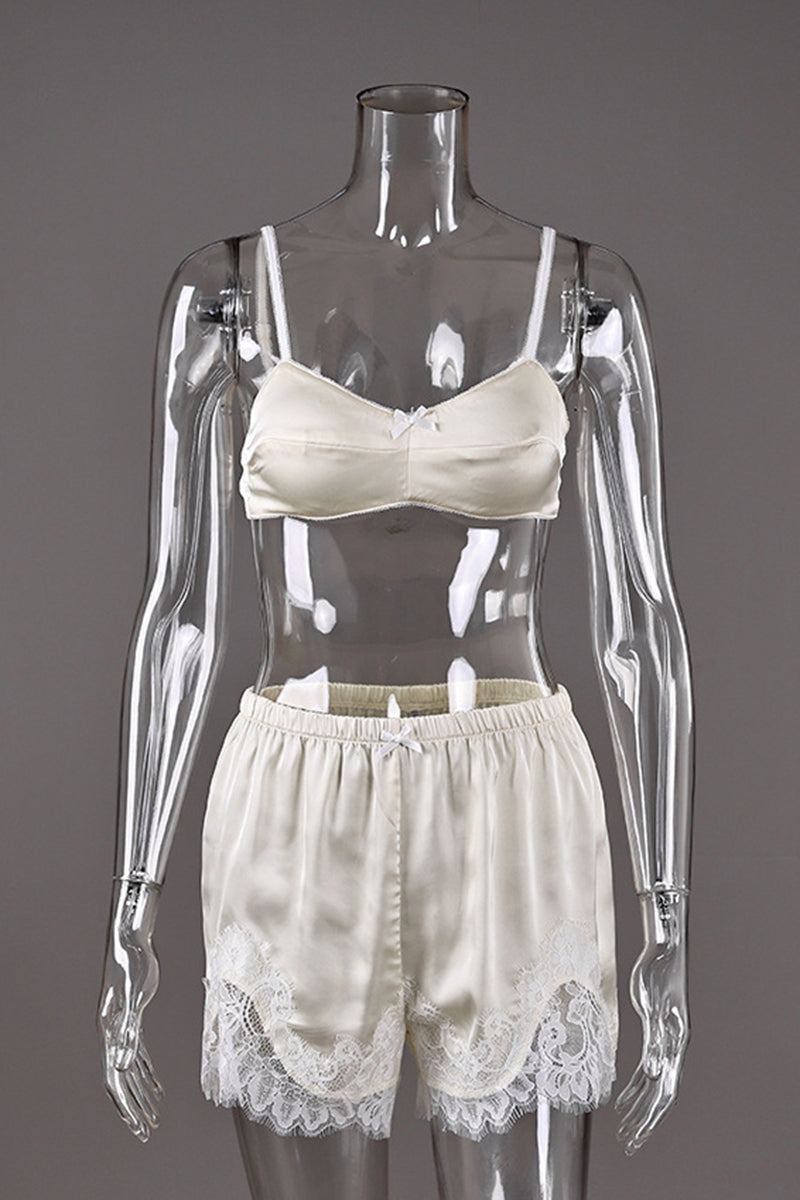 Elegant Sleeveless Loungewear Set