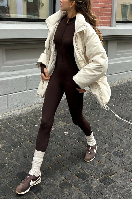 Classic High-Neck Padded Coat