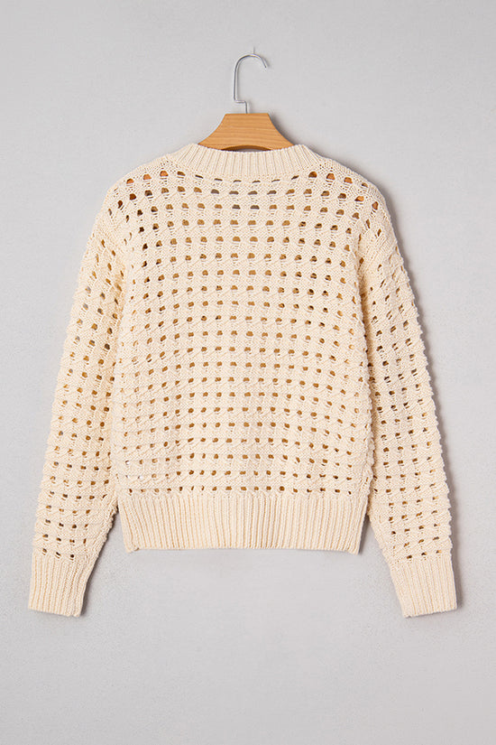 Crochet Zip-Up Cardigan