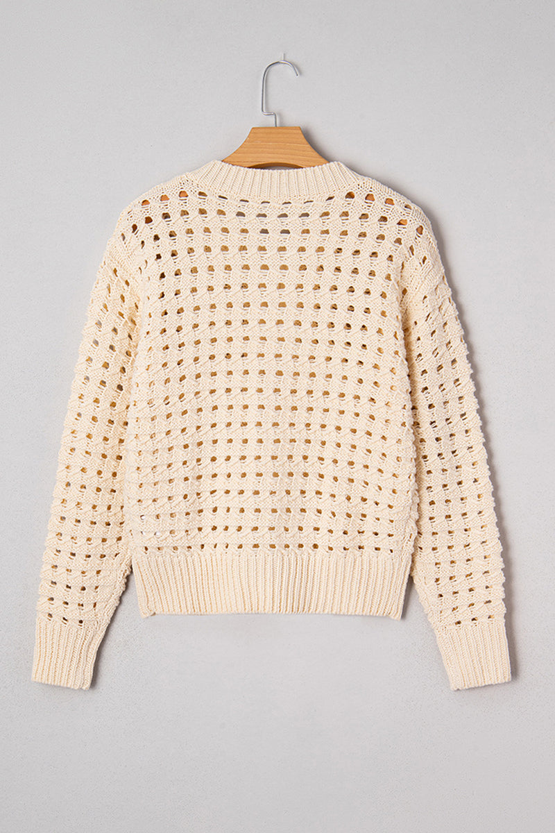 Crochet Zip-Up Cardigan