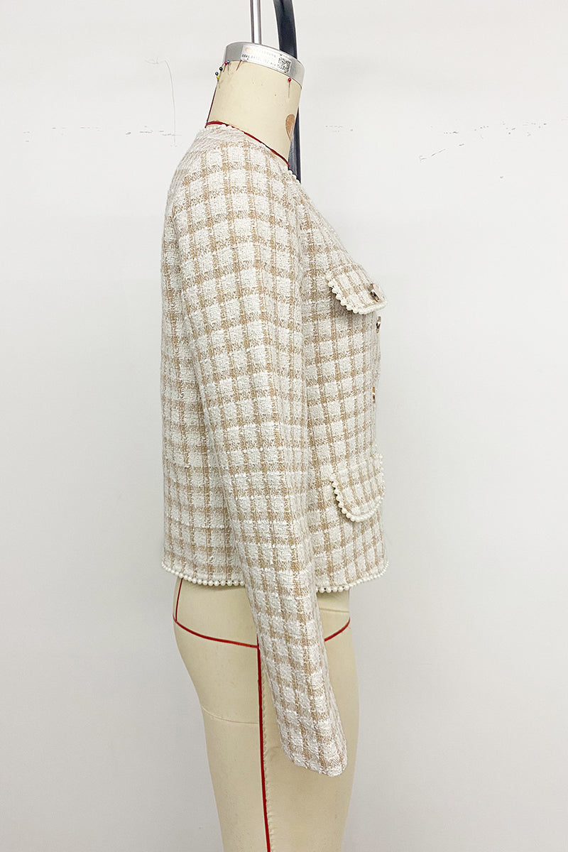 Chic Lapel Button-Up Blazer