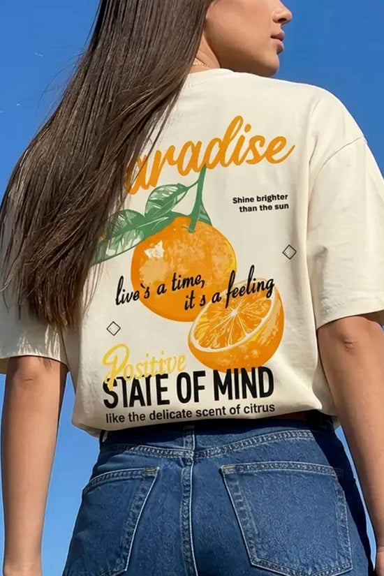 Graphic Citrus Paradise T-Shirt
