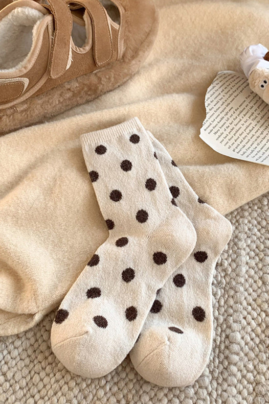 Polka Dot Cozy Socks