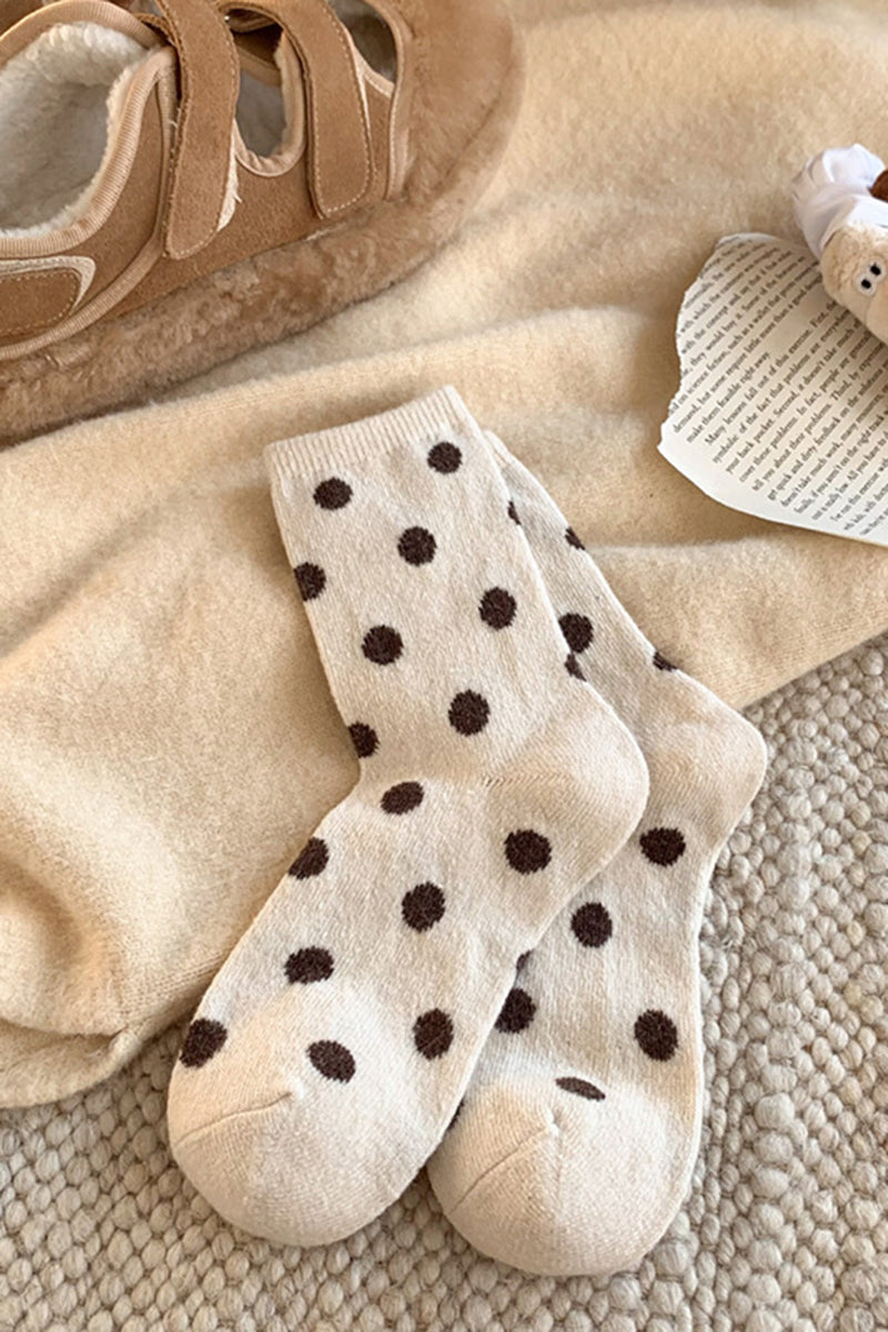 Polka Dot Cozy Socks