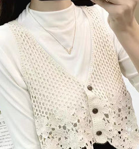 Crochet Sleeveless Tank Top