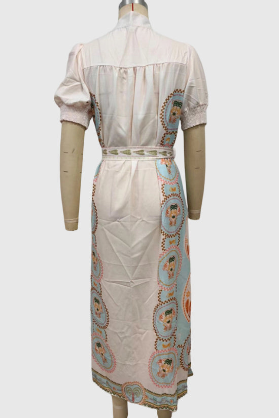 Bohemian Belted Maxi Dress
