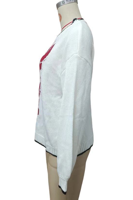 Lobster Graphic Oversized Sweater