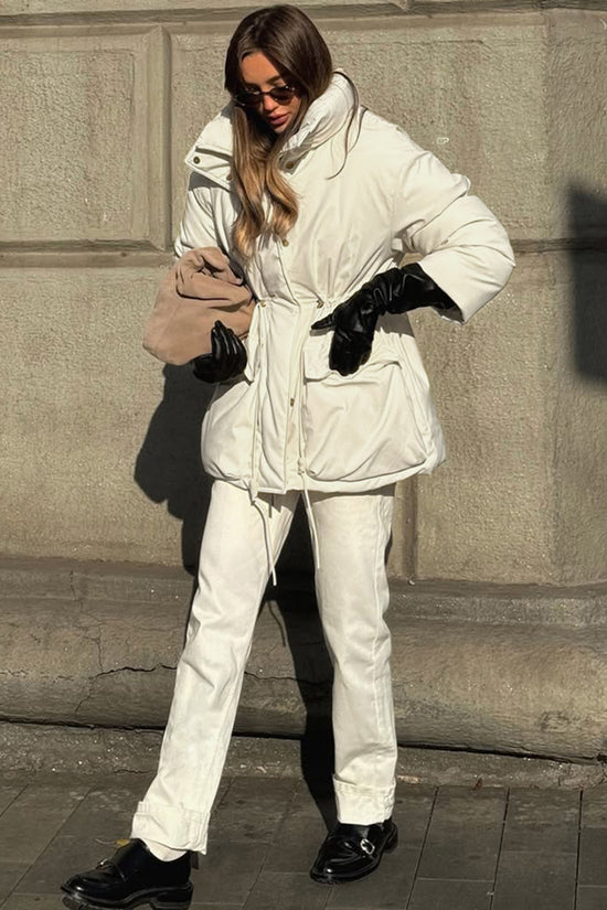 Classic High-Neck Padded Coat