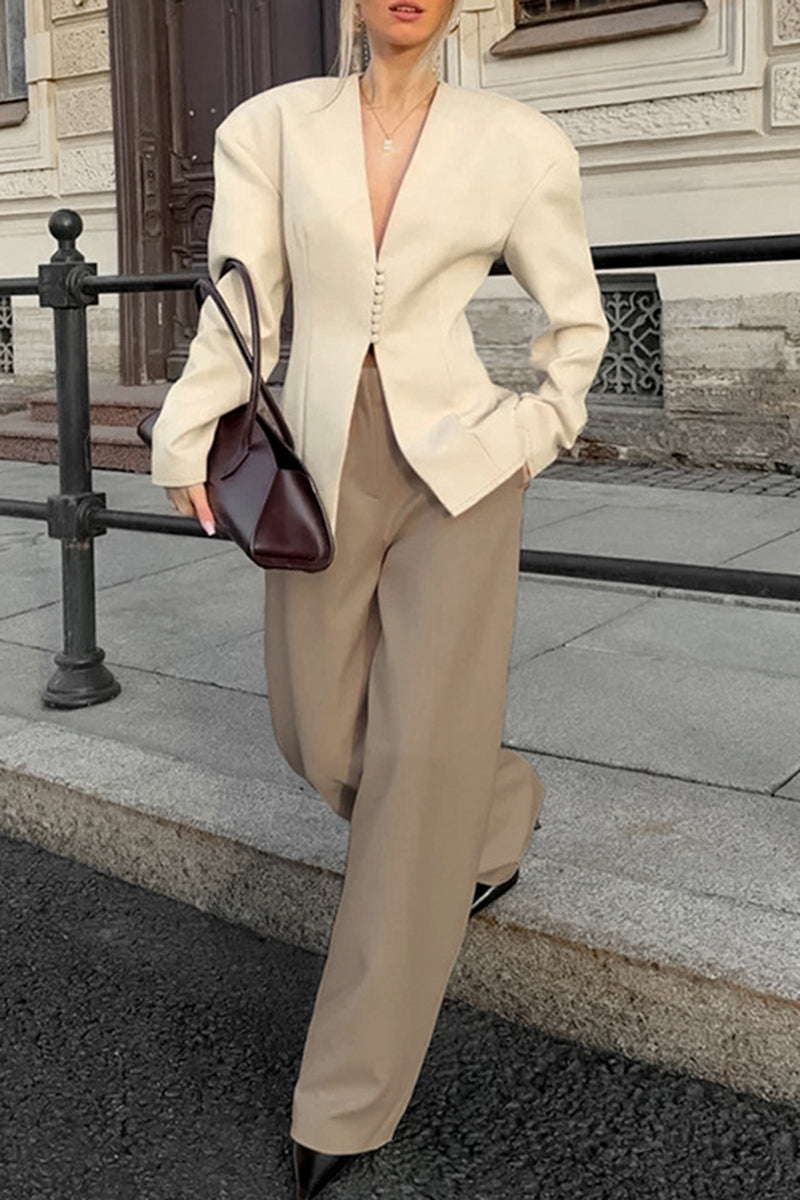 Chic Button-Up Blazer