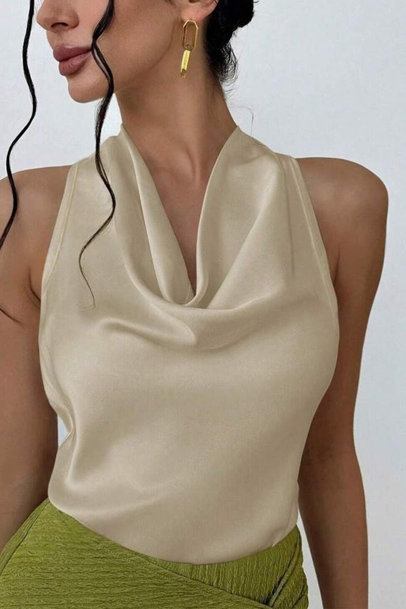 Sleek Halter Tank Top