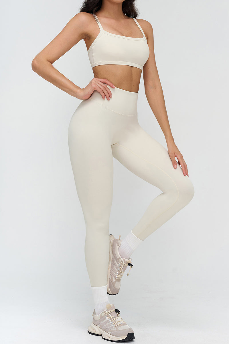 Sleek Sleeveless Activewear Set
