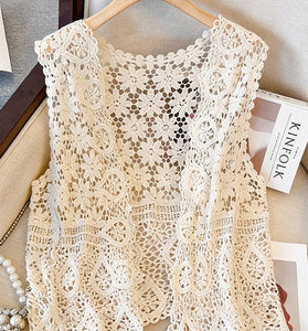 Crochet Sleeveless Tank Top