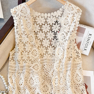 Crochet Sleeveless Tank Top
