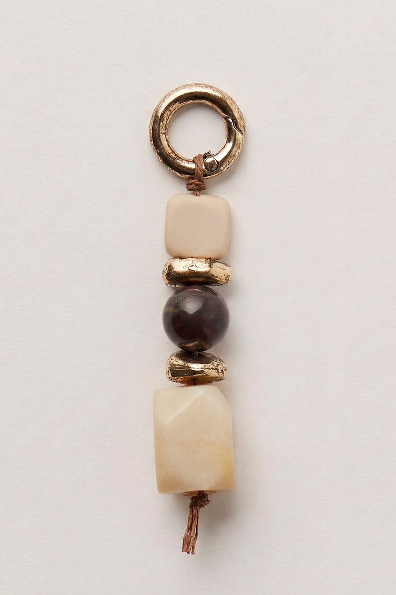 Multi-Stone Pendant Shoe Tie Charm