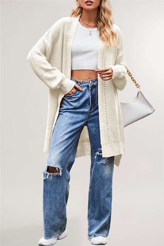 Cozy Longline Cardigan with Open Front
