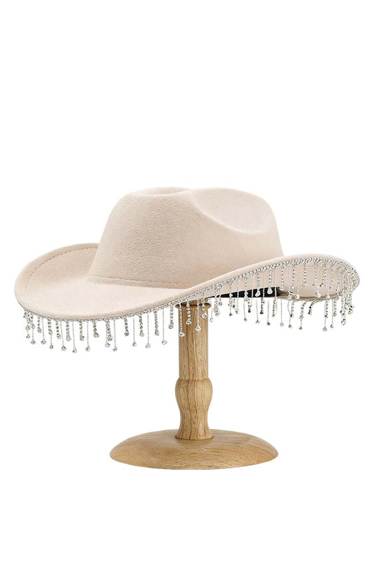 Sparkling Fringe Western Hat