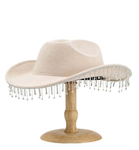 Sparkling Fringe Western Hat