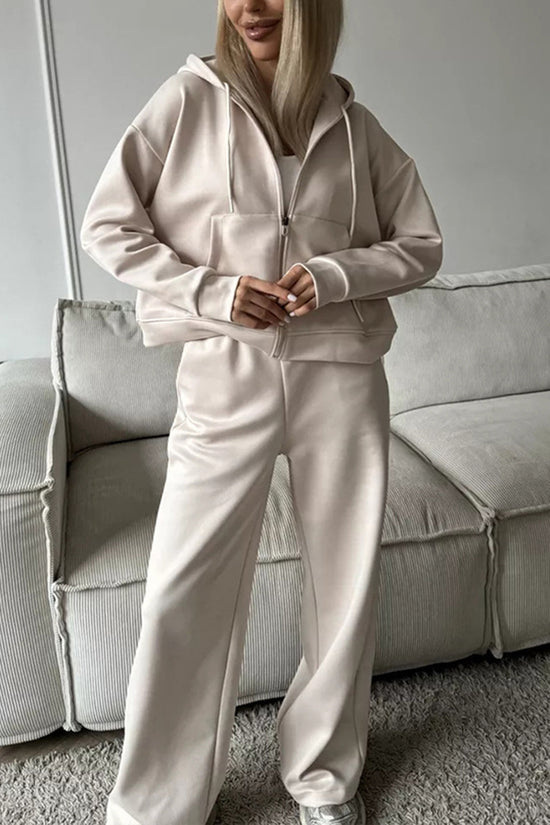 Cozy Hooded Activewear Set