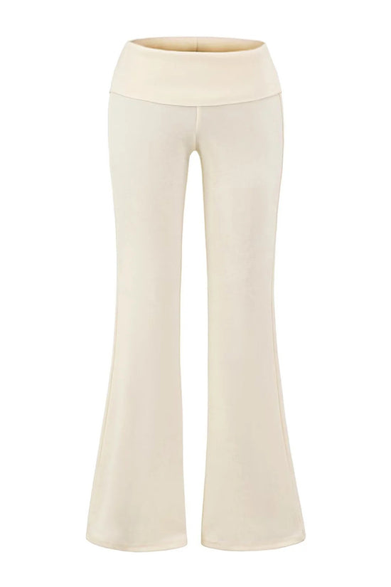 Flared Pants with Waist Detail