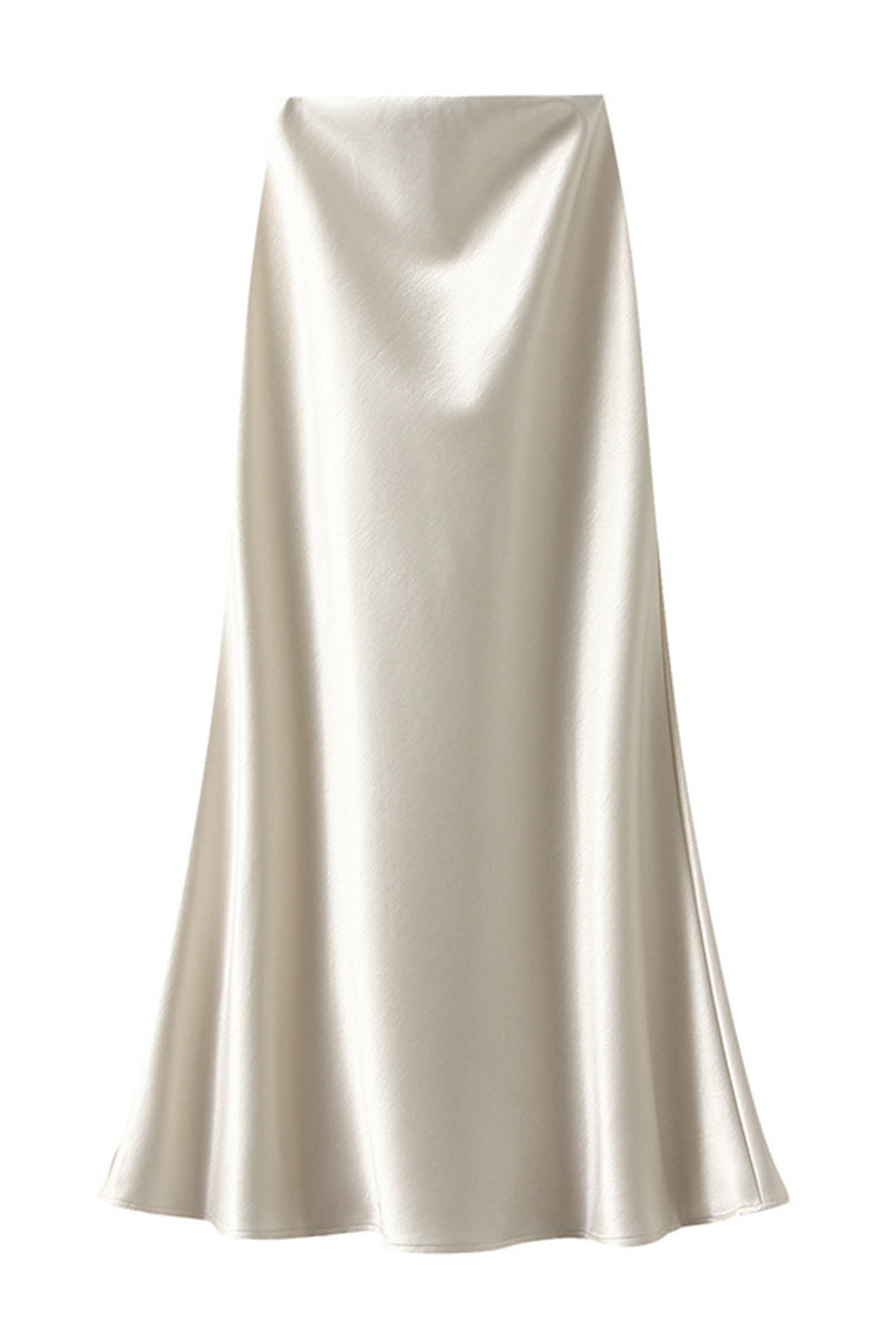 Sleek A-Line Midi Skirt