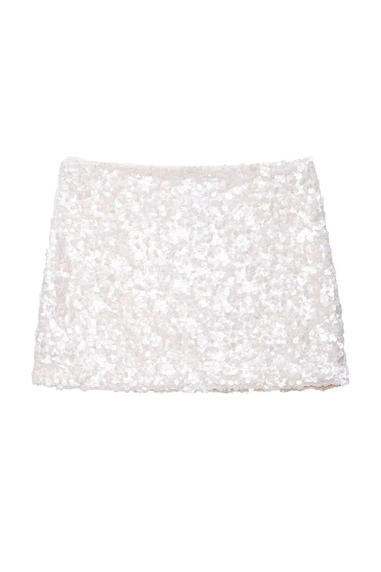 Sequin Embellished Mini Skirt