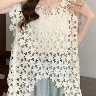 Floral Pattern Sleeveless Camisole