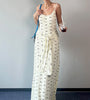 Printed Spaghetti Strap Maxi Dress