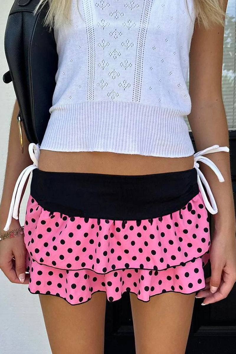 Flirty Ruffle Mini Skirt