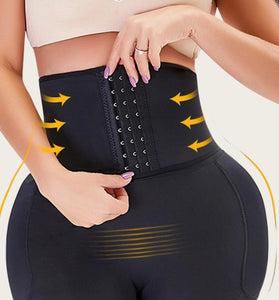High-Waist Lace Shaping Shorts
