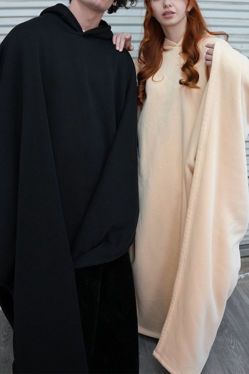 Cozy Hooded Cape Poncho