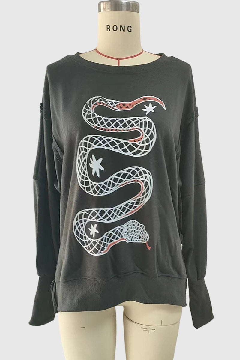 Graphic Cool Oversized Sweatshirt