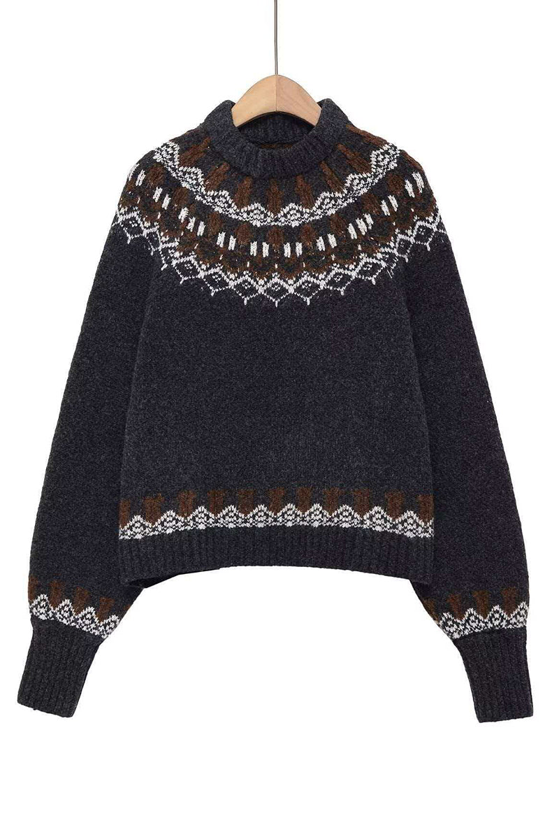 Nordic Pattern Cozy Sweater