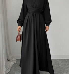 Elegant Long Sleeve Maxi Casual Dress