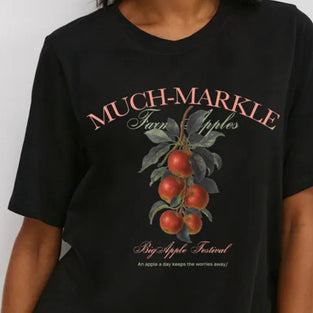 Graphic Fruit Print T-Shirt