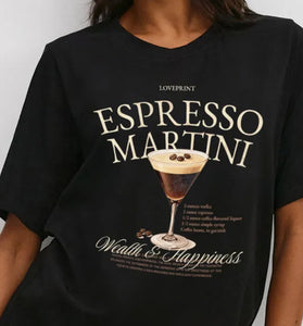 Espresso Martini Graphic T-Shirt