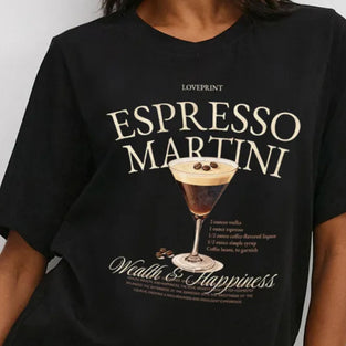 Espresso Martini Graphic T-Shirt