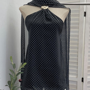 Polka Dot Halter Neck Tank Top